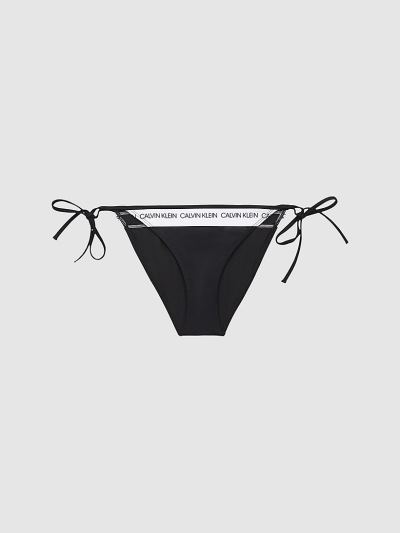 Calvin Klein Fürdőruha HU483773 | Calvin Klein CK LogoTie Side Női Bikini Alsó Fekete